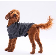 Brf Store Su Store Pawstar Siyah Merino Esnek, Küçük Irk Triko Köpek Kazağı (M)