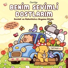 Brf Store Su Store Benim Sevimli Dostlarım: Sevimli ve Rahatlatıcı Boyama Kitabı