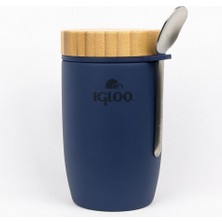 Igloo Bamboo Yemek Termosu 500ML-LACİVERT