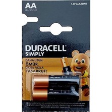 Duracell Sımply Aa 2'lı Kartela