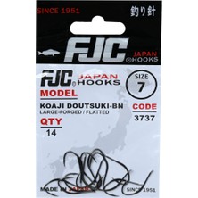 Fjc 3737 Koaji Doutsuki Black Nikel Japon Olta Iğnesi