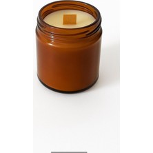 Brf Store Su Store Lavanta Bergamot Yasemin Kokulu Dekoratif Ahşap Fitil 200 ml Kutulu Hediyelik Kavanoz Mum