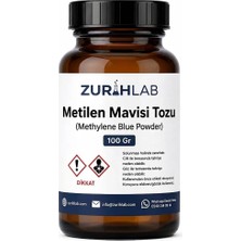ZURIHLAB Metilen Mavisi Tozu 100 Gr - Metilen Blue Tozu - Methylene Blue