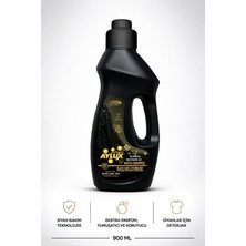 Aylux Siyahlar & Koyu Renkliler Sıvı Çamaşır Deterjanı 900 ml Ekstra Parfüm, Yumuşatıcı ve Koruyucu