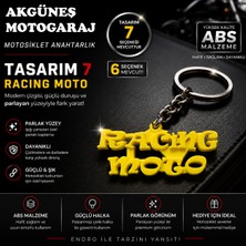 Akgüneş Motogaraj 7 Çeşit Motosiklet Temalı 3D Anahtarlık – Motosiklet Severlere Özel