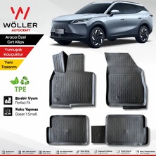 Wöller Omoda 7 Uyumlu Paspas 2025 Sonrası Uyumlu 3D Havuzlu Paspas