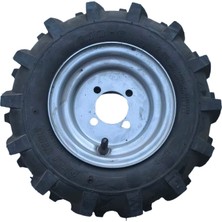 Deli Tire Çapa Çim Motor Mını Romork Cok Amaçlı Jantlı Lastık 4.10X6 Tubeles