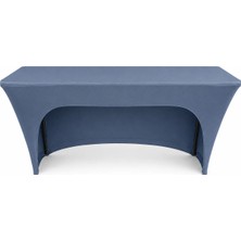 Cosy Tr Streç Dikdörtgen Banket Masa Örtüsü - 3 Tarafı Kapalı Ocean 320 gr