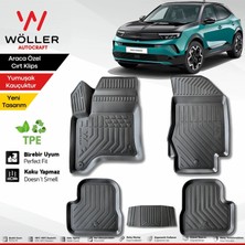Wöller Opel Mokka Paspas Hybrid 2025 Sonrası Uyumlu 3D Havuzlu Paspas