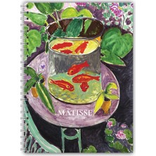 Be Online A5 Spiralli Art Sanat Defteri Matisse The Red Fish - Çizgili Karton Kapak 100 Sayfa