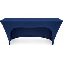 Cosy Tr Streç Dikdörtgen Banket Masa Örtüsü - 3 Tarafı Kapalı Poly Jersey 130 gr