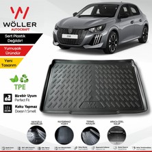 Wöller Peugeot 208 Bagaj Havuzu Hybrid 2025 Sonrası Uyumlu 3D Ultraflex Esnek