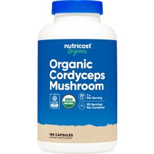 Nutricost Cordyceps Mushroom Made With Organic Mushroom 1,100 Mg 180 Capsules Usa Menşeii