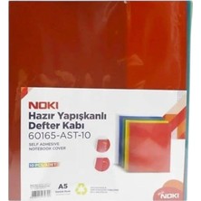 Noki Hazır Defter Kabı A5 Karışık Renk Yapışkanlı
