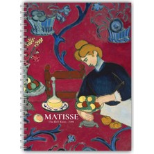 Be Online A5 Spiralli Art Sanat Defteri Matisse The Red Fish - Çizgili Karton Kapak 100 Sayfa