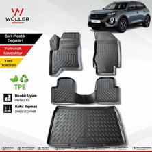 Wöller Peugeot 2008 Paspas Bagaj Havuzu Set Hybrid 2025 Sonrası Uyumlu 3D Ultraflex Set