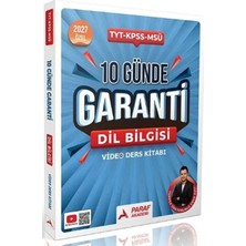 Akm Kitap 2027 Tyt Kpss Msü Dil Bilgisi Türkçe Doktorunuz 10 Günde Garanti Video Ders Kitabı Paraf