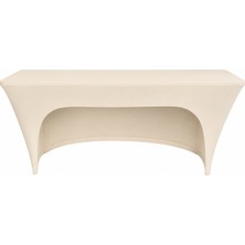 Cosy Tr Streç Dikdörtgen Banket Masa Örtüsü - 3 Tarafı Kapalı Poly Jersey 130 gr