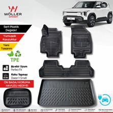Wöller Kia Ev2 Uyumlu Paspas Bagaj Havuzu Set Elektrikli 2026 Sonrası Uyumlu 3D Ultraflex Set