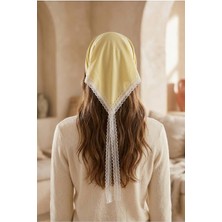 Ugly Duck Düz Renkli Taçlı Bandana - Sarı