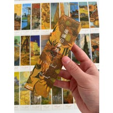 Kağıt Gemi Dükkan Classic Art Van Gogh & Monet Eserleri Temalı 30’lu Kitap Ayracı Seti / Yer Imi