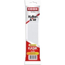 Kentex Lüks Plastik Kaşık 10 Lu