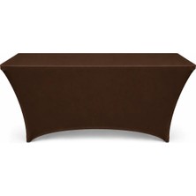 Cosy Tr Streç Dikdörtgen Banket Masa Örtüsü - 4 Tarafı Kapalı Ocean 320 gr