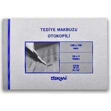 Kentex 0138 Tediye Makbuzu Otokopili