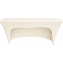 Cosy Tr Streç Dikdörtgen Banket Masa Örtüsü - 3 Tarafı Kapalı Ocean 320 gr