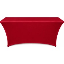 Cosy Tr Streç Dikdörtgen Banket Masa Örtüsü - 4 Tarafı Kapalı Ocean 320 gr