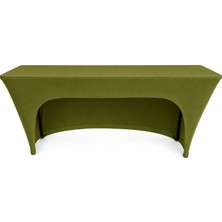 Cosy Tr Streç Dikdörtgen Banket Masa Örtüsü - 3 Tarafı Kapalı Poly Jersey 130 gr