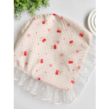 Ugly Duck Desenli Taçlı Bandana - Kiraz