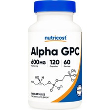 Nutricost Alpha Gpc 600 Mg 120 Caspules Usa Menşei