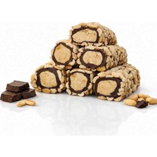 Yasmere Crunch Yer Fıstıklı Lokum 500 G | Kakao Kaplamalı Premium Sarma Lokum