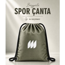 Pufazzo Suya Dayanıklı Büzgülü Sırt Çantası 12 lt Orta Boy Gym Çantası Spor Modeli