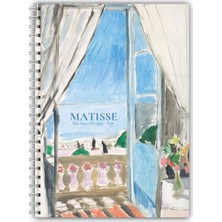 Be Online A5 Spiralli Art Sanat Defteri Matisse The Red Fish - Çizgili Karton Kapak 100 Sayfa