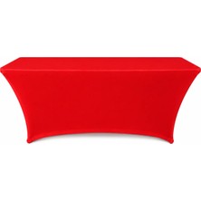 Cosy Tr Streç Dikdörtgen Banket Masa Örtüsü - 4 Tarafı Kapalı Ocean 320 gr