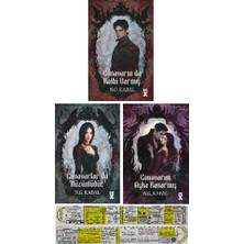 Dex Canavarın Da Kalbi Varmış + Canavarlar Da Hüzünlüdür + Canavarım Aşka Kanarmış 3 Kitap Set N. G. Kabal + Özel Cetvel