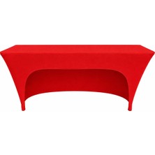 Cosy Tr Streç Dikdörtgen Banket Masa Örtüsü - 3 Tarafı Kapalı Ocean 320 gr
