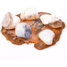 Taş Sandığı Opal Taşı Kütle - Süt Opal