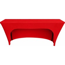 Cosy Tr Streç Dikdörtgen Banket Masa Örtüsü - 3 Tarafı Kapalı Poly Jersey 130 gr