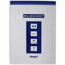 Kentex G0385 A4 40 Yaprak Masa Bloknot Kareli
