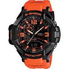 Casio G-Shock GA-1000-4ADR Erkek Kol Saati 20 ATM Suya Dayanıklı Silikon Kordon ile Siyah Kadran