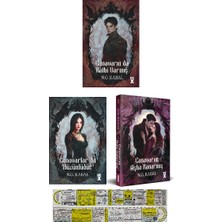Dex Canavarın Da Kalbi Varmış + Canavarlar Da Hüzünlüdür + Canavarım Aşka Kanarmış 3 Kitap Set N. G. Kabal Ciltli + Özel Cetvel