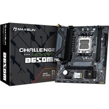 Maxsun Challenger B650M V2 6000(OC) VGA HDMI M.2 Matx Ddr5 Am5 Anakart