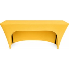 Cosy Tr Streç Dikdörtgen Banket Masa Örtüsü - 3 Tarafı Kapalı Poly Jersey 130 gr