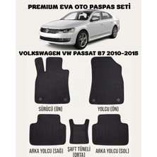 Feyza Oto Volkswagen Vw Passat B7 Serisi 2010 - 2015 Arası Araca Özel Premium Eva Paspas Takımı 2 Yıl Garantili Araca Birebir Uyumlu Kalıplar