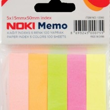 Noki Memo Kağıt Index 5 Renk (Postıt) Ayraç 12060