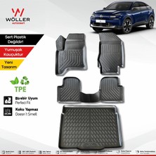 Wöller Citroen C4 Paspas Bagaj Havuzu Set Hybrid 2025 Sonrası Uyumlu 3D Ultraflex Set