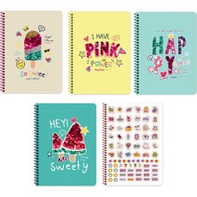 Keskin Color Keskin A4 80 Yp.çiz. Pp Kapak Spiralli Defter-Gloss